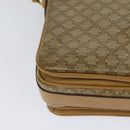 CELINE Macadam Canvas Shoulder Bag PVC Brown Gold Auth BA513-15