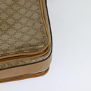 CELINE Macadam Canvas Shoulder Bag PVC Brown Gold Auth BA513-16