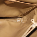 CELINE Macadam Canvas Shoulder Bag PVC Brown Gold Auth BA513-20