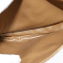 CELINE Macadam Canvas Shoulder Bag PVC Brown Gold Auth BA513-23