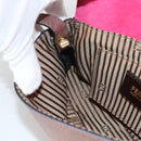 FENDI Chameleon Shoulder Bag Leather Pink Gold Auth BA5136-24