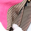 FENDI Chameleon Shoulder Bag Leather Pink Gold Auth BA5136-25