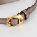 FENDI Chameleon Shoulder Bag Leather Pink Gold Auth BA5136-9