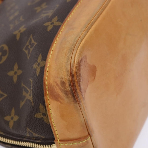 LOUIS VUITTON Monogram Alma Hand Bag M51130 LV Auth BA5138
