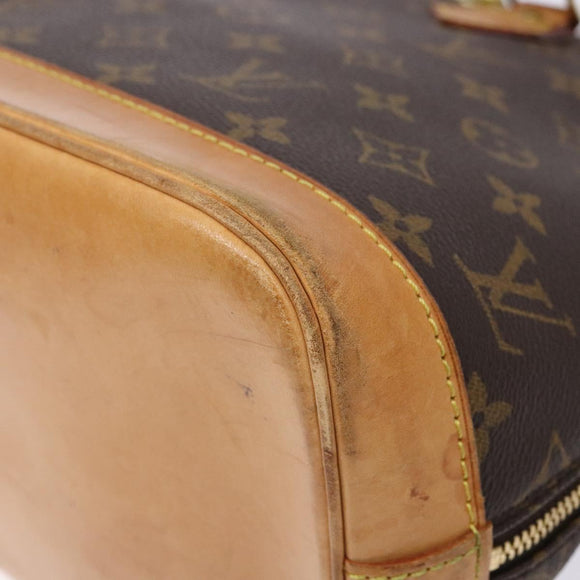 LOUIS VUITTON Monogram Alma Hand Bag M51130 LV Auth BA5138