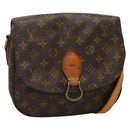 LOUIS VUITTON Monogram Saint Cloud GM Shoulder Bag M51242 LV Auth BA5140-1