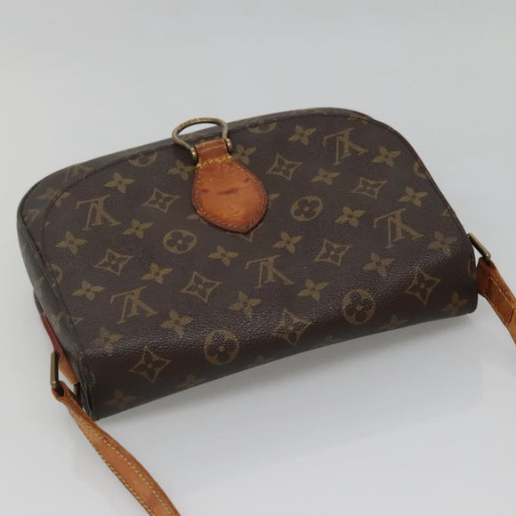 LOUIS VUITTON Monogram Saint Cloud GM Shoulder Bag M51242 LV Auth BA5140