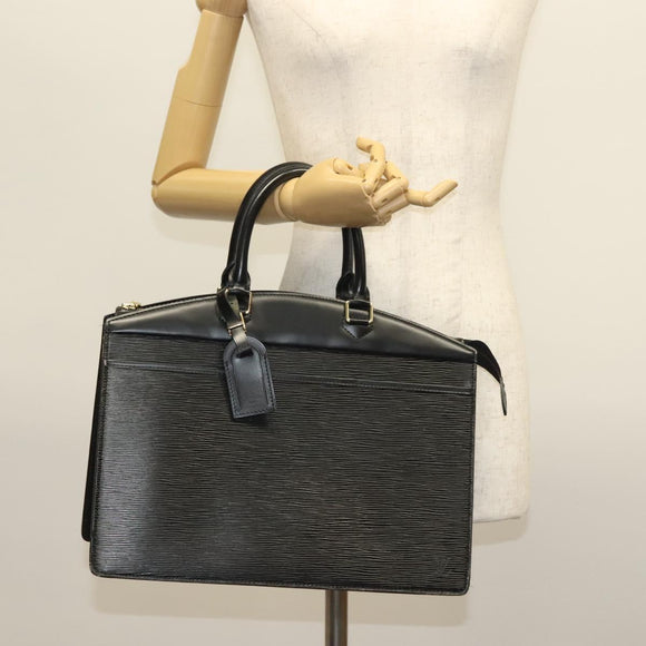 LOUIS VUITTON Epi Riviera Hand Bag Noir Black M48182 LV Auth BA5141