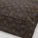 LOUIS VUITTON Monogram Sac Plat Hand Bag M51140 LV Auth BA5143-12