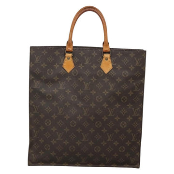 LOUIS VUITTON Monogram Sac Plat Hand Bag M51140 LV Auth BA5143 - 0