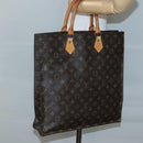 LOUIS VUITTON Monogram Sac Plat Hand Bag M51140 LV Auth BA5143-20
