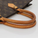 LOUIS VUITTON Monogram Sac Plat Hand Bag M51140 LV Auth BA5143-7