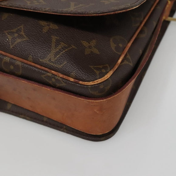 LOUIS VUITTON Monogram Cartouchiere GM Shoulder Bag M51252 LV Auth BA5144