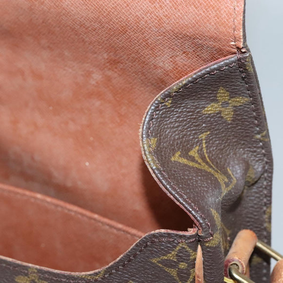 LOUIS VUITTON Monogram Cartouchiere GM Shoulder Bag M51252 LV Auth BA5144