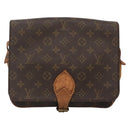 LOUIS VUITTON Monogram Cartouchiere GM Shoulder Bag M51252 LV Auth BA5144-13