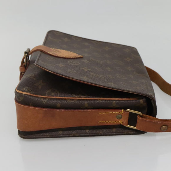 LOUIS VUITTON Monogram Cartouchiere GM Shoulder Bag M51252 LV Auth BA5144