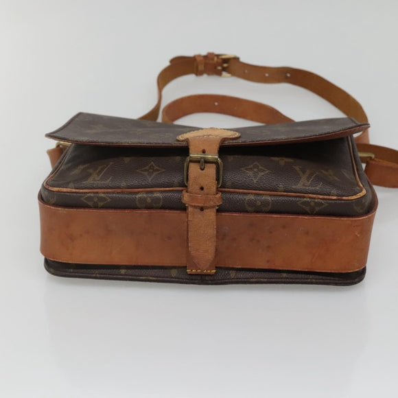 LOUIS VUITTON Monogram Cartouchiere GM Shoulder Bag M51252 LV Auth BA5144