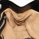 Jimmy Choo Studs Tote Bag Patent leather Black Silver Auth BA5147-17