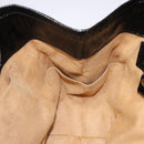 Jimmy Choo Studs Tote Bag Patent leather Black Silver Auth BA5147-18