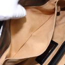 Jimmy Choo Studs Tote Bag Patent leather Black Silver Auth BA5147-20