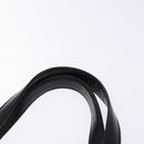 Jimmy Choo Studs Tote Bag Patent leather Black Silver Auth BA5147-8