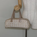 CHANEL New Travel line Hand Bag Nylon Beige CC Auth BA5148-22