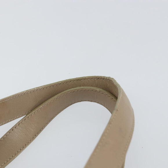 CHANEL New Travel line Hand Bag Nylon Beige CC Auth BA5148