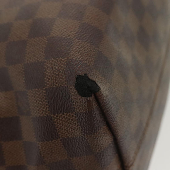 LOUIS VUITTON Damier Ebene Jena MM Tote Bag N41013 LV Auth BA5152