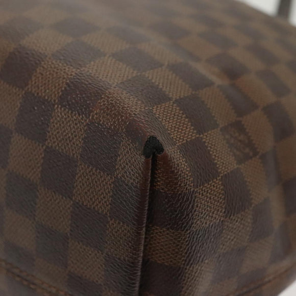 LOUIS VUITTON Damier Ebene Jena MM Tote Bag N41013 LV Auth BA5152
