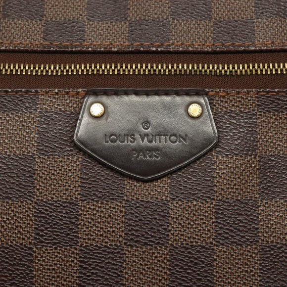 LOUIS VUITTON Damier Ebene Jena MM Tote Bag N41013 LV Auth BA5152