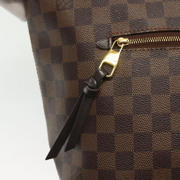 LOUIS VUITTON Damier Ebene Jena MM Tote Bag N41013 LV Auth BA5152