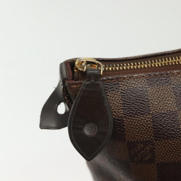 LOUIS VUITTON Damier Ebene Jena MM Tote Bag N41013 LV Auth BA5152