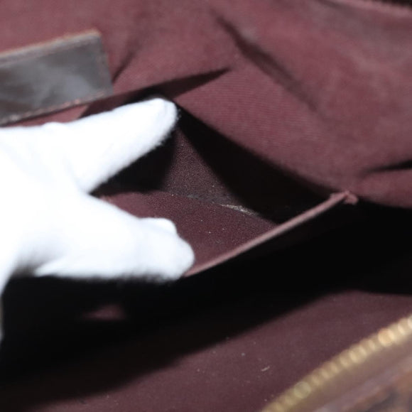 LOUIS VUITTON Damier Ebene Jena MM Tote Bag N41013 LV Auth BA5152