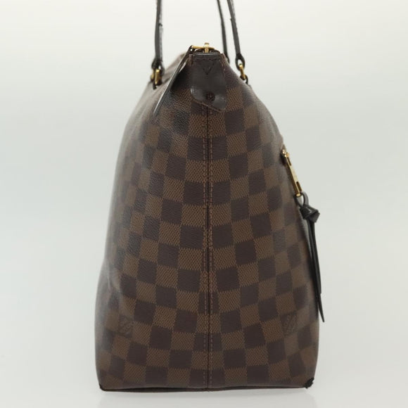 LOUIS VUITTON Damier Ebene Jena MM Tote Bag N41013 LV Auth BA5152