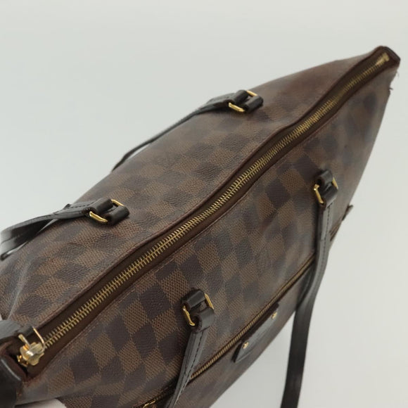 LOUIS VUITTON Damier Ebene Jena MM Tote Bag N41013 LV Auth BA5152