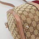 GUCCI GG Canvas Hand Bag 2way Beige Gold 247205 Auth BA5153-17