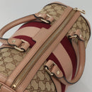 GUCCI GG Canvas Hand Bag 2way Beige Gold 247205 Auth BA5153-6