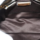 Miu Miu Hand Bag Leather 2way Gray Gold Auth BA5154-20