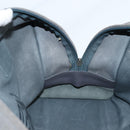 LOEWE Anagram Amazona 36 Hand Bag Suede Gray Silver Auth BA5158V-22