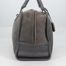 LOEWE Anagram Amazona 36 Hand Bag Suede Gray Silver Auth BA5158V-3