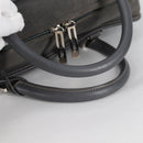 LOEWE Anagram Amazona 36 Hand Bag Suede Gray Silver Auth BA5158V-7