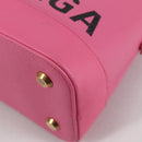 BALENCIAGA Ville Top Handle S Hand Bag Leather 2way Pink 518873 Auth BA5162M-18