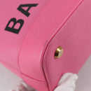 BALENCIAGA Ville Top Handle S Hand Bag Leather 2way Pink 518873 Auth BA5162M-19