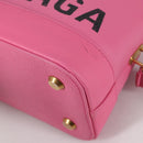 BALENCIAGA Ville Top Handle S Hand Bag Leather 2way Pink 518873 Auth BA5162M-20
