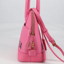 BALENCIAGA Ville Top Handle S Hand Bag Leather 2way Pink 518873 Auth BA5162M-5