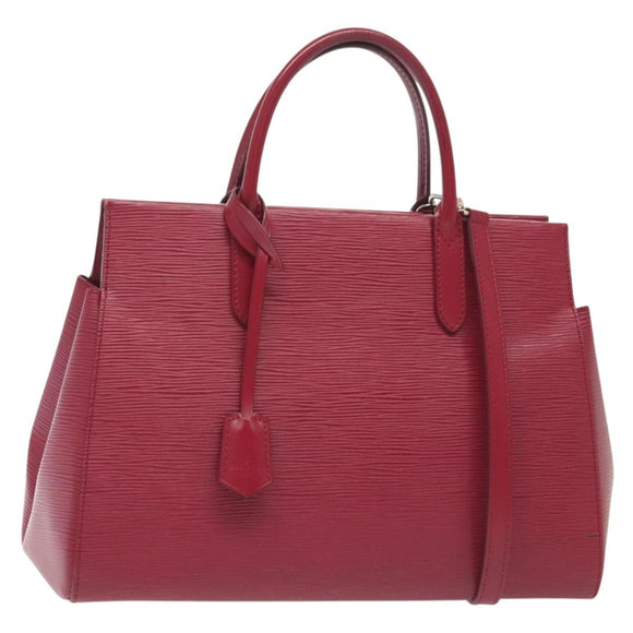 LOUIS VUITTON Epi Marley MM Hand Bag 2way Fuchsia M94615 LV Auth BA5165