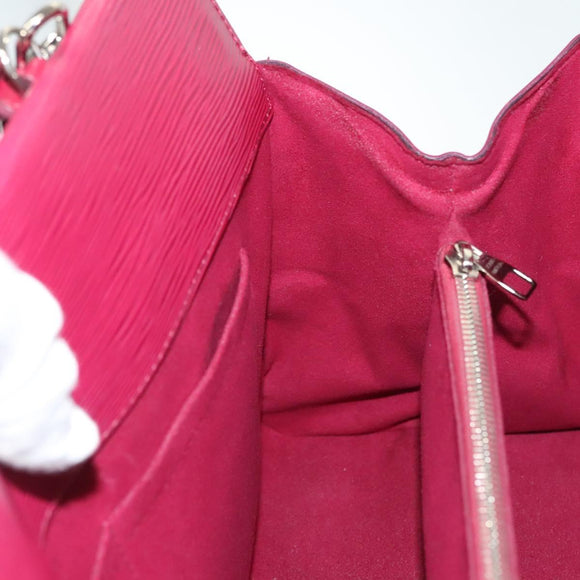 LOUIS VUITTON Epi Marley MM Hand Bag 2way Fuchsia M94615 LV Auth BA5165