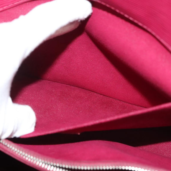 LOUIS VUITTON Epi Marley MM Hand Bag 2way Fuchsia M94615 LV Auth BA5165