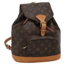 LOUIS VUITTON Monogram Montsouris MM Backpack M51136 LV Auth BA5166-1