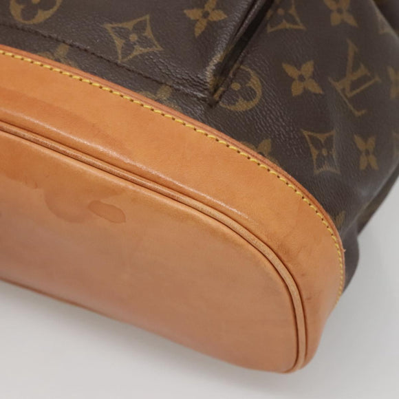 LOUIS VUITTON Monogram Montsouris MM Backpack M51136 LV Auth BA5166